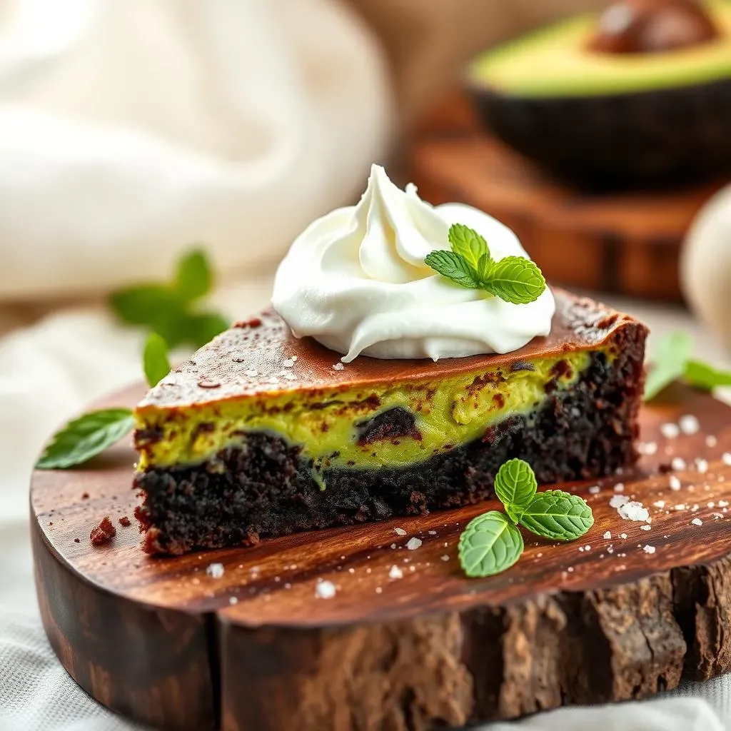 Making your own gluten free avocado brownies 