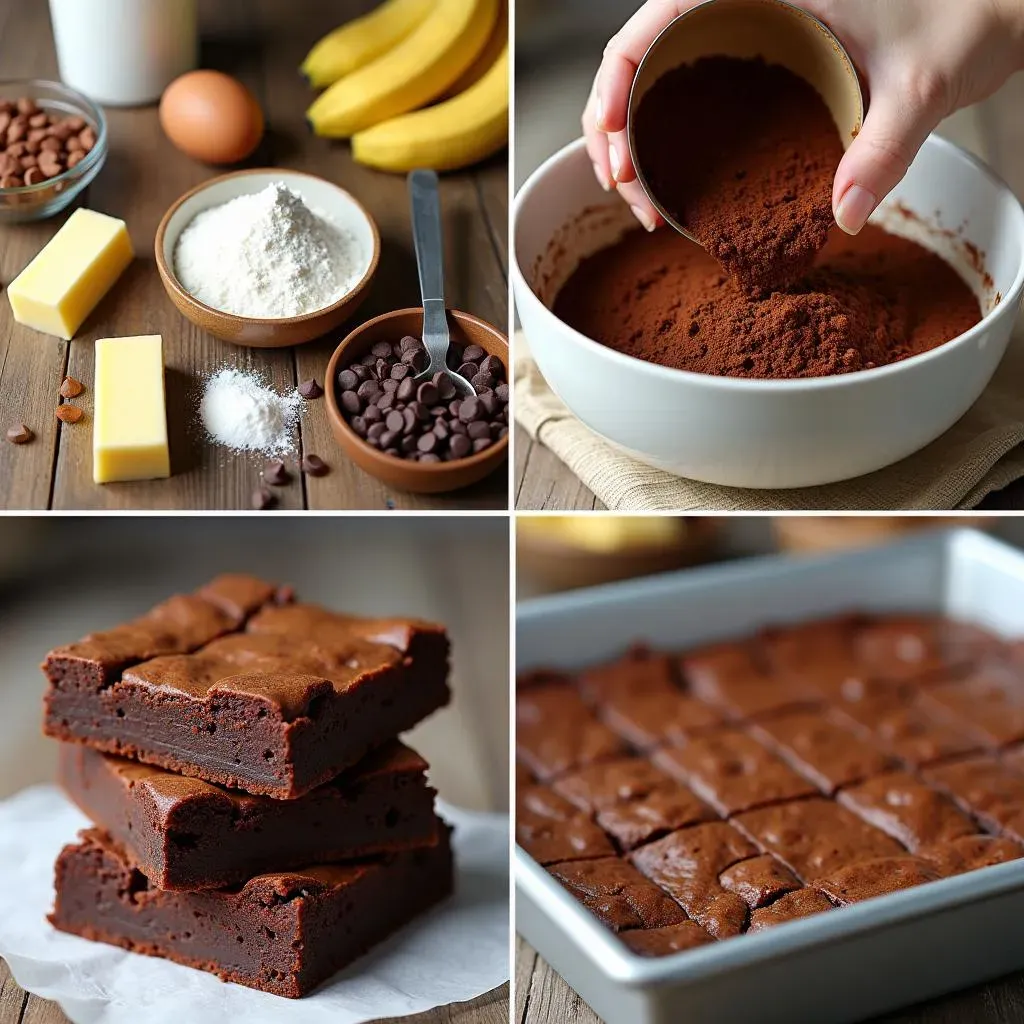 Making Your Own Moist Banana Brownies: StepbyStep