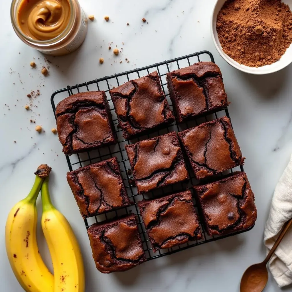 Mastering the 3Ingredient Banana Brownies with Cocoa Powder Recipe