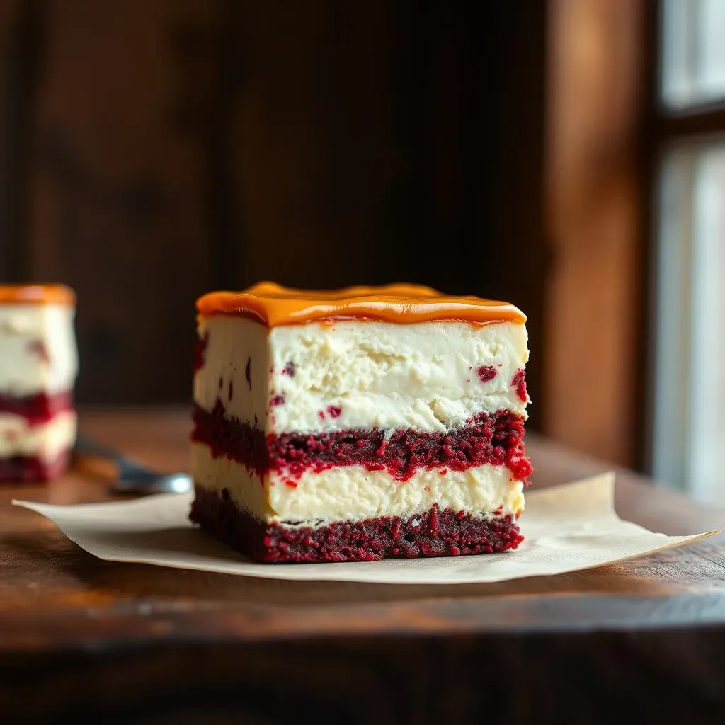 Super Red Velvet Cheesecake Brownies with Cake Mix