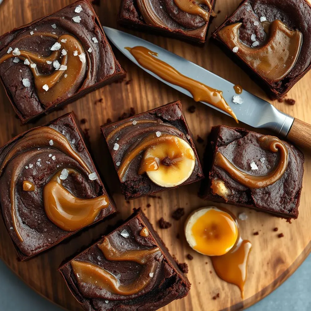 Secret to Gooey, Fudgy Banana Caramel Brownies