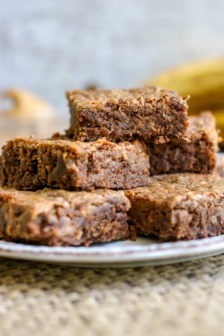 Secrets to Fudgy Peanut Butter Banana Brownies
