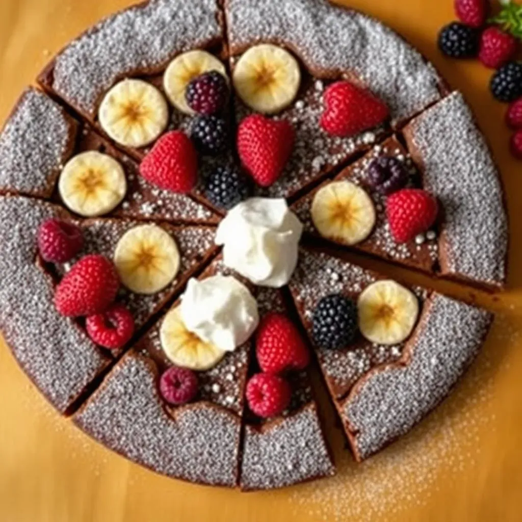 Serving and Enjoying Your Banana Berry Brownie Pizza