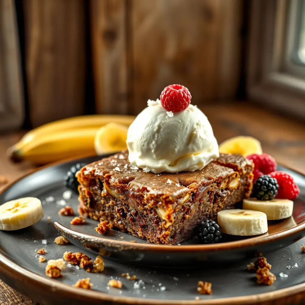 Serving and Storing Your Banana Blondie Brownies