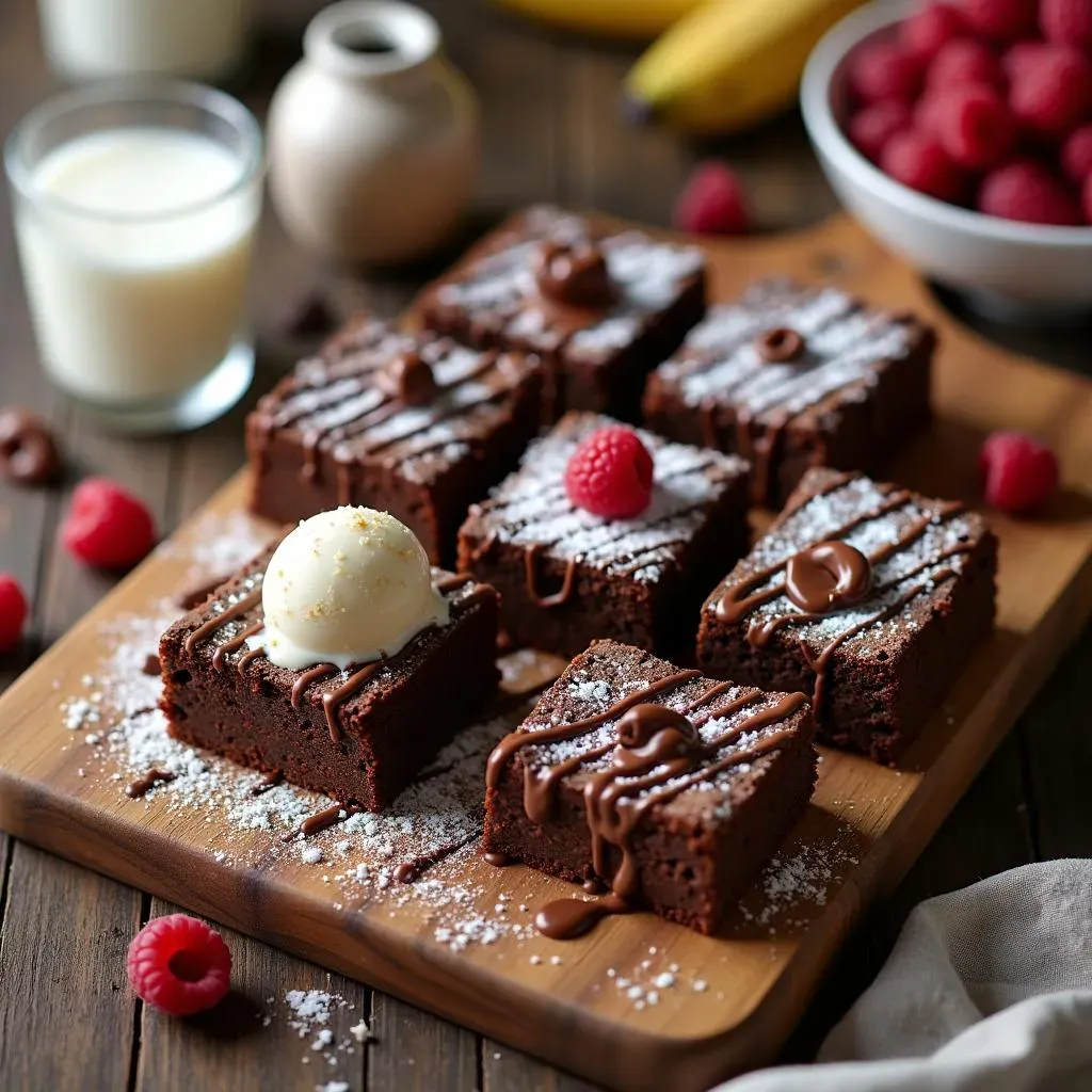 Serving and Storing Your Delicious Banana Brownies