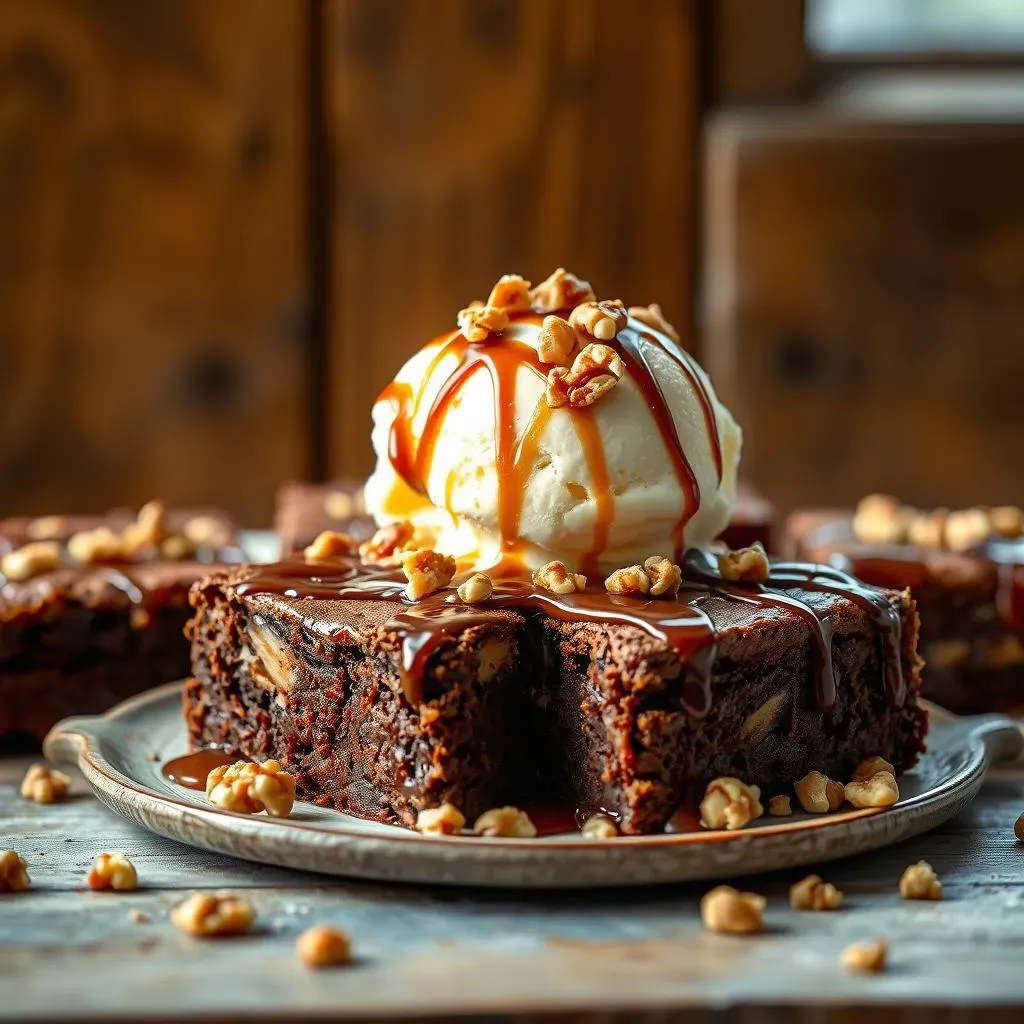 Serving and Storing Your Homemade Banana Walnut Brownies