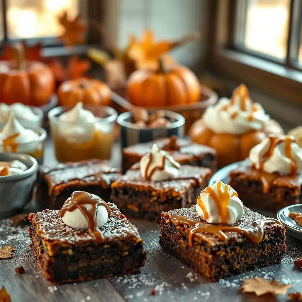 Serving and Storing Your Pumpkin Brownie Mix Creations