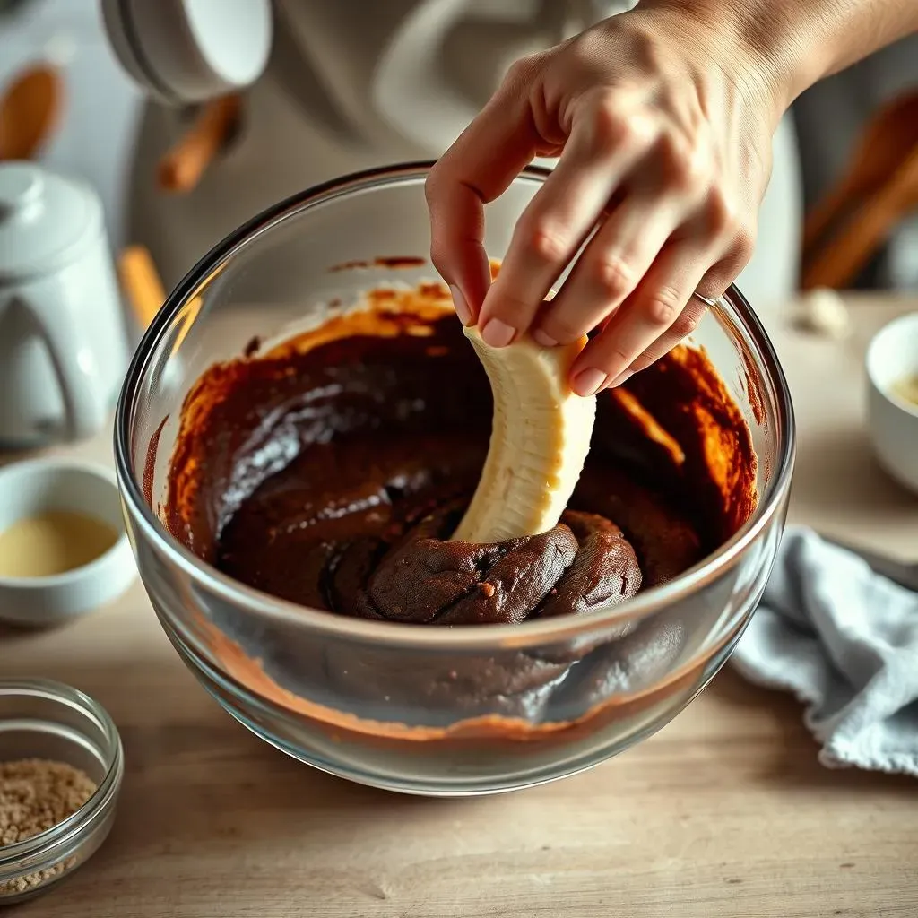 StepbyStep: Adding Banana to Brownie Mix