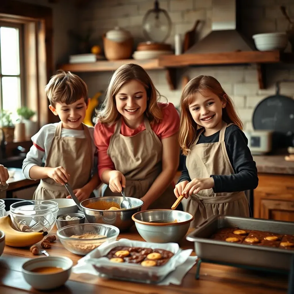 StepbyStep: Baking Kids Banana Brownies Together