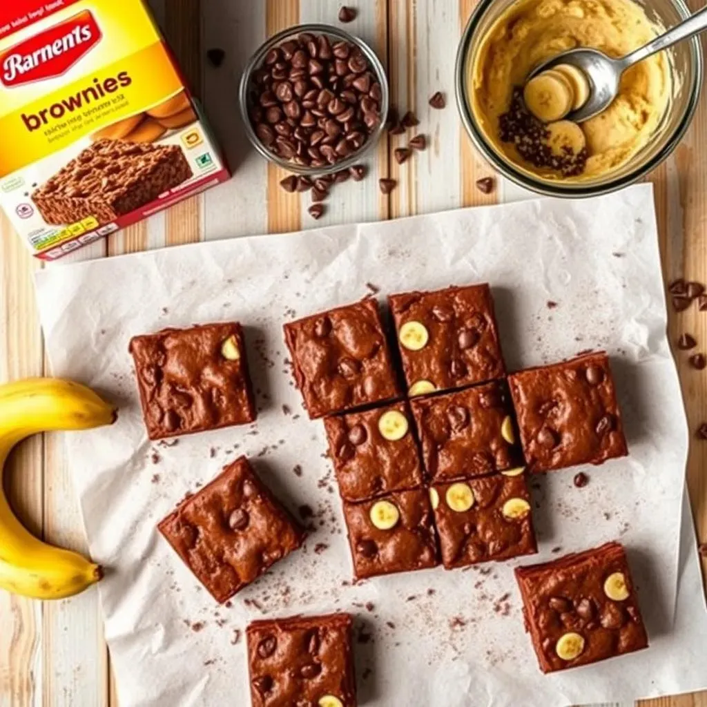 StepbyStep: Baking Perfect Banana Brownies from a Box Mix