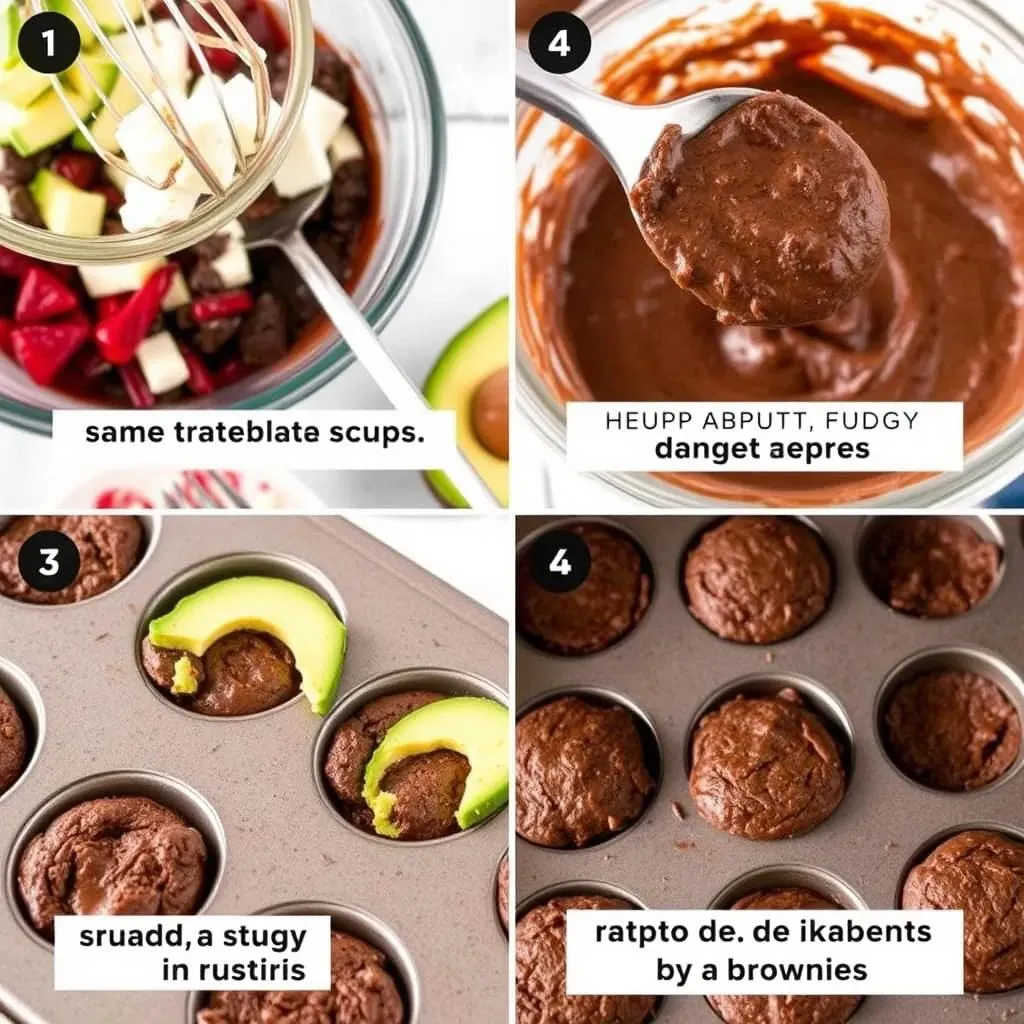 StepbyStep Guide to Baking Fudgy Avocado Brownie Bites