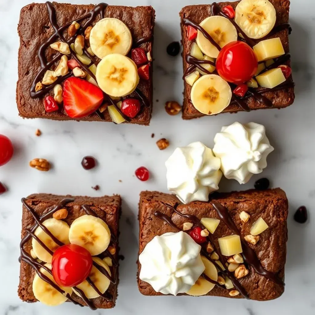 StepbyStep Guide to Baking Irresistible Banana Split Brownies