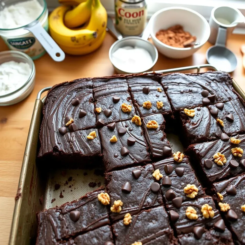 StepbyStep Guide to Baking Perfect Eggless Banana Brownies