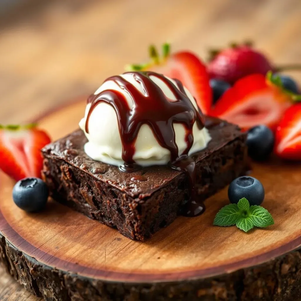 Storing and Serving Your Almond Flour Chocolate Brownie