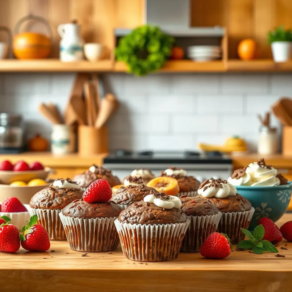 Storing and Serving Your Banana Brownie Muffins