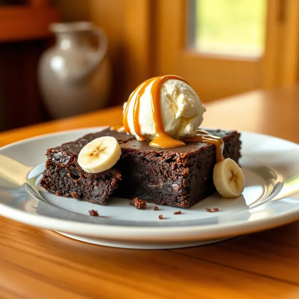 Storing and Serving Your Banana Peanut Butter Brownies