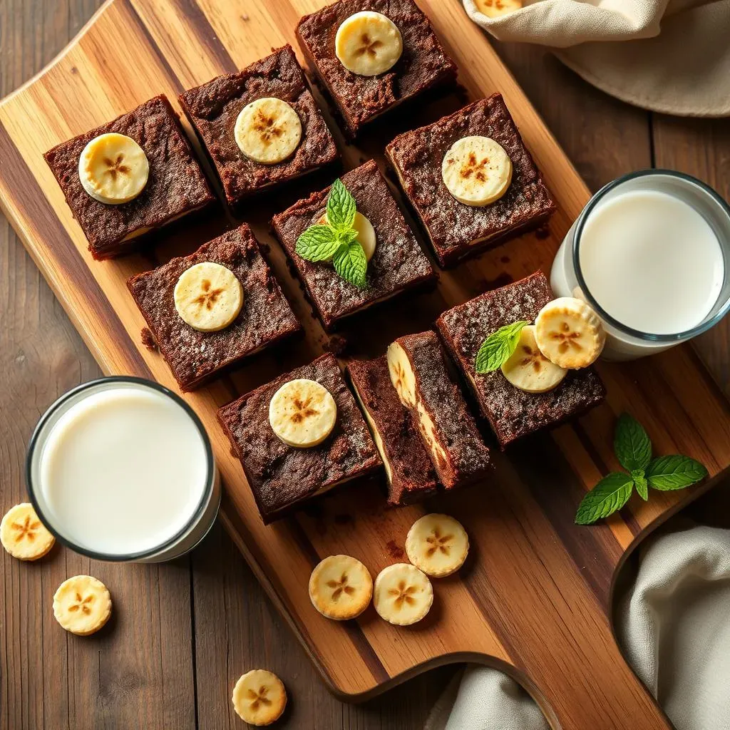 Storing and Serving Your Decadent Banana Pudding Brownies