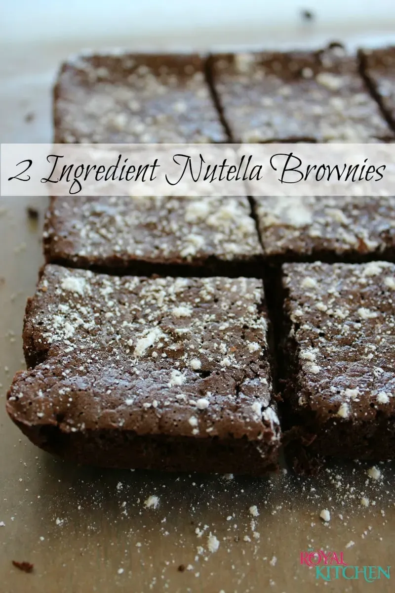 Storing and Serving Your Delicious 2 Ingredient Nutella Brownies