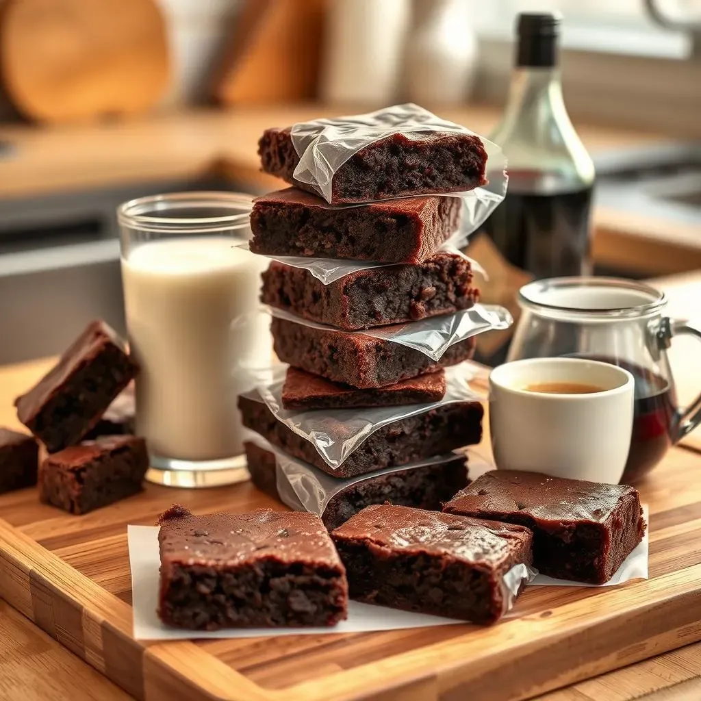 Storing and Serving Your Delicious Banana Egg Cocoa Powder Brownies