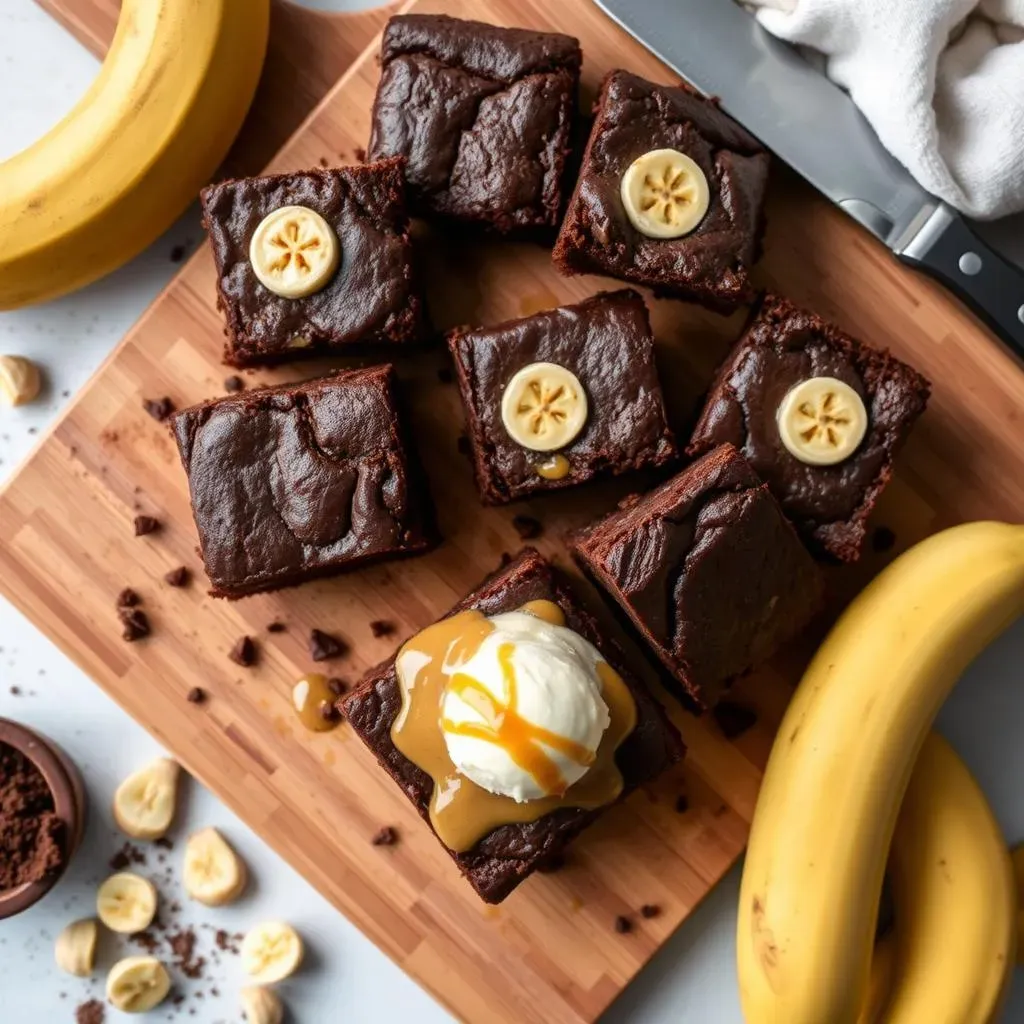 Storing and Serving Your Delicious Banana Peanut Butter and Cocoa Brownies