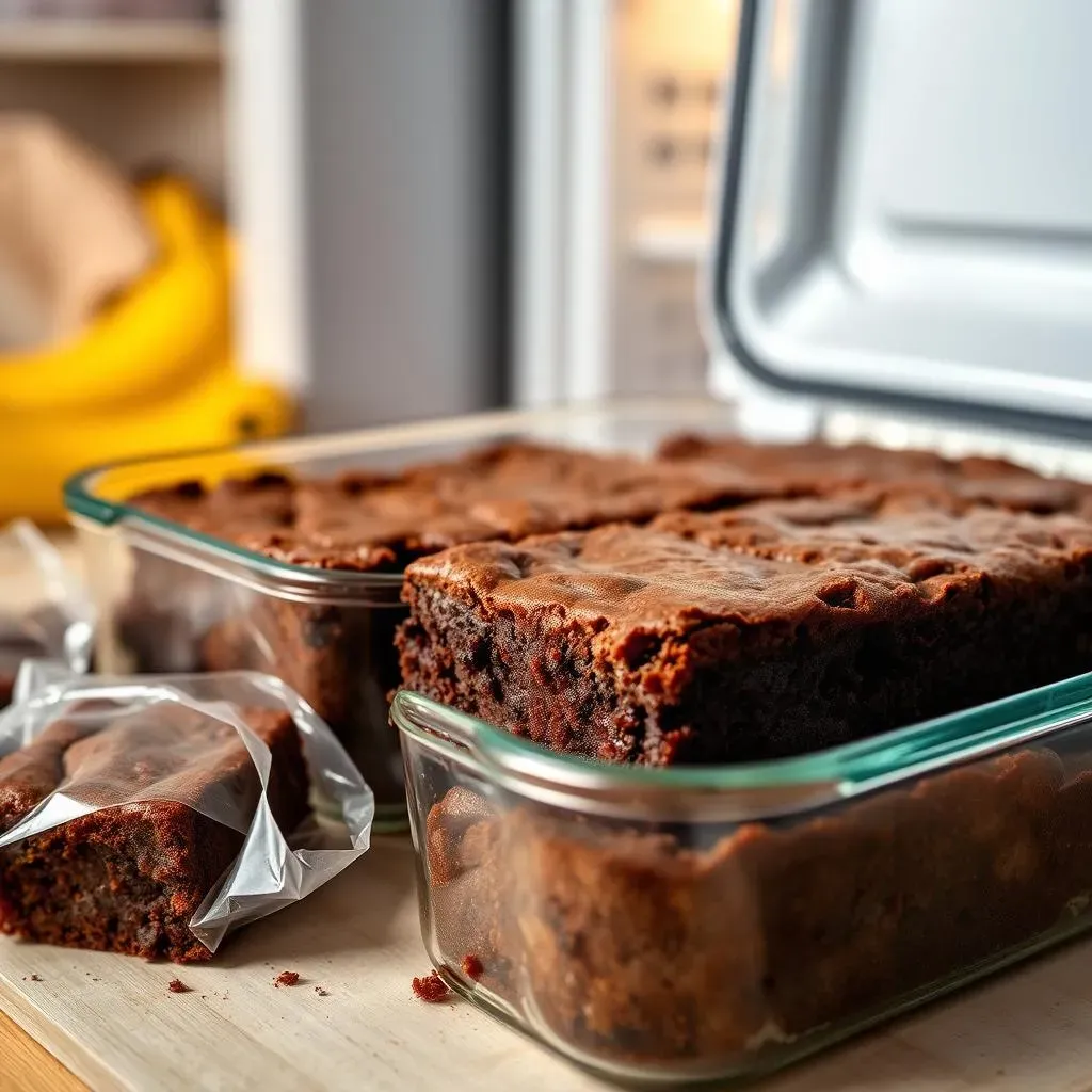 Storing and Serving Your Delicious Cocoa Powder Banana Brownies