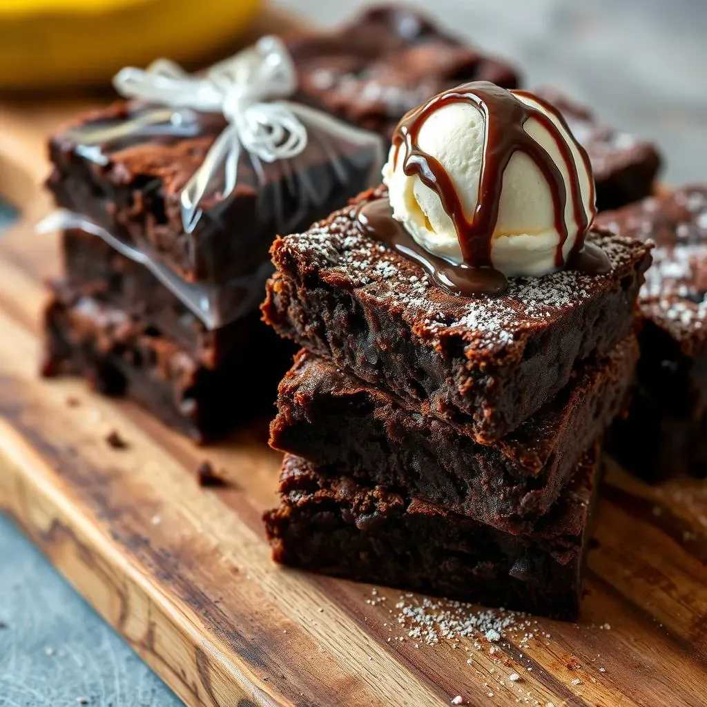 Storing and Serving Your Homemade Banana Date Brownies