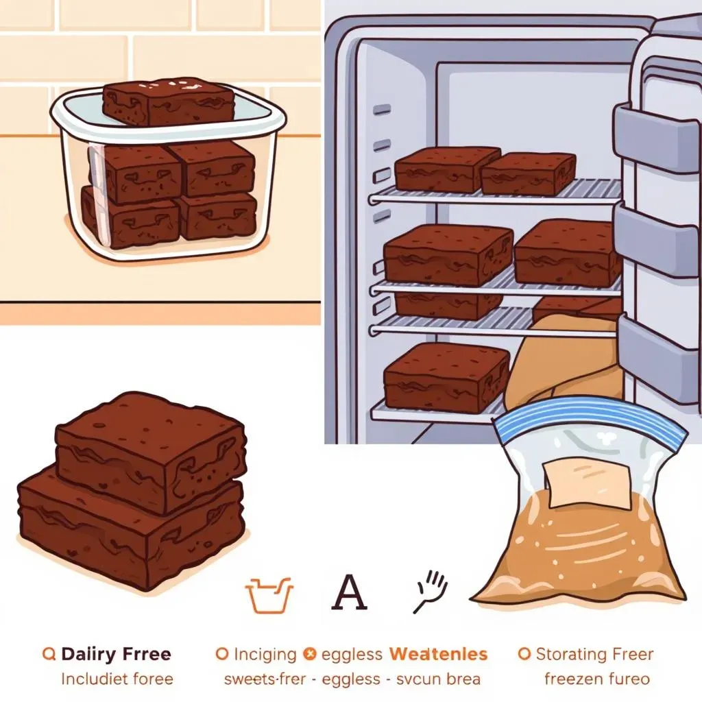 Storing Your Almond Flour Brownies and FAQs