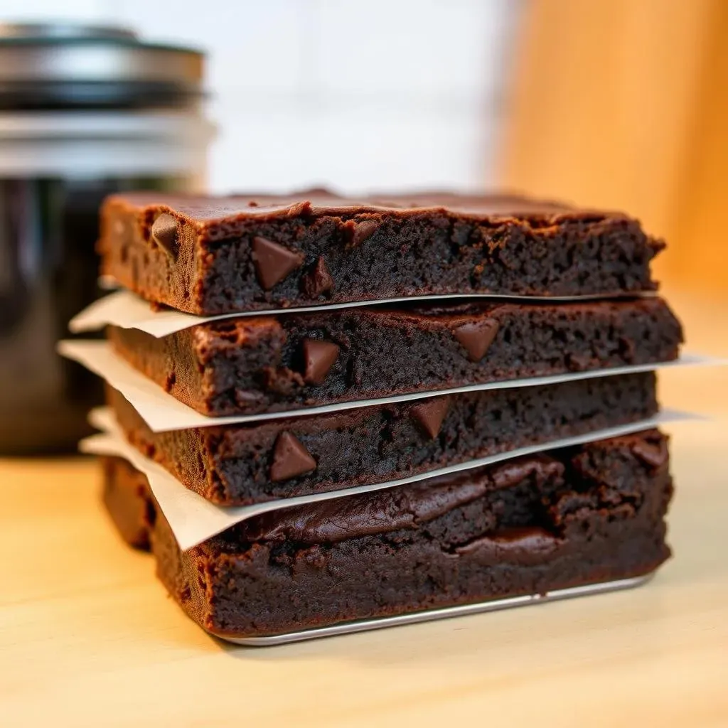 Storing Your Avocado Brownie Masterpiece