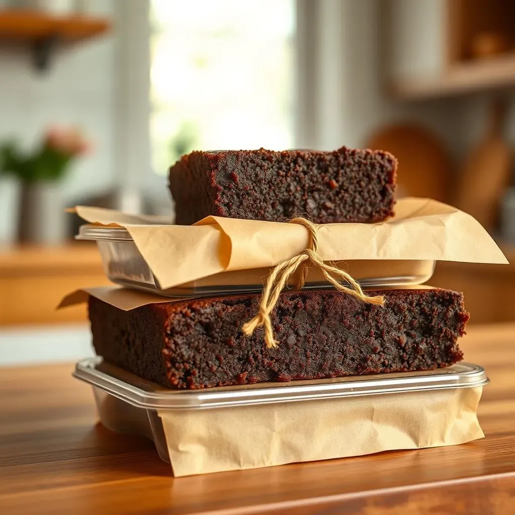 Storing Your Delectable 2 Ingredient Brownie