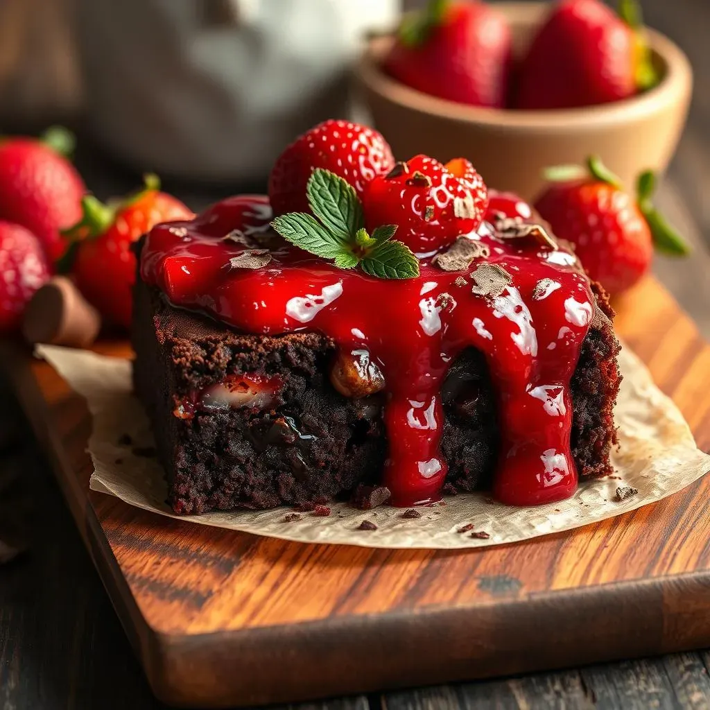 Amazing Strawberry Chocolate Brownies: A Simple Recipe