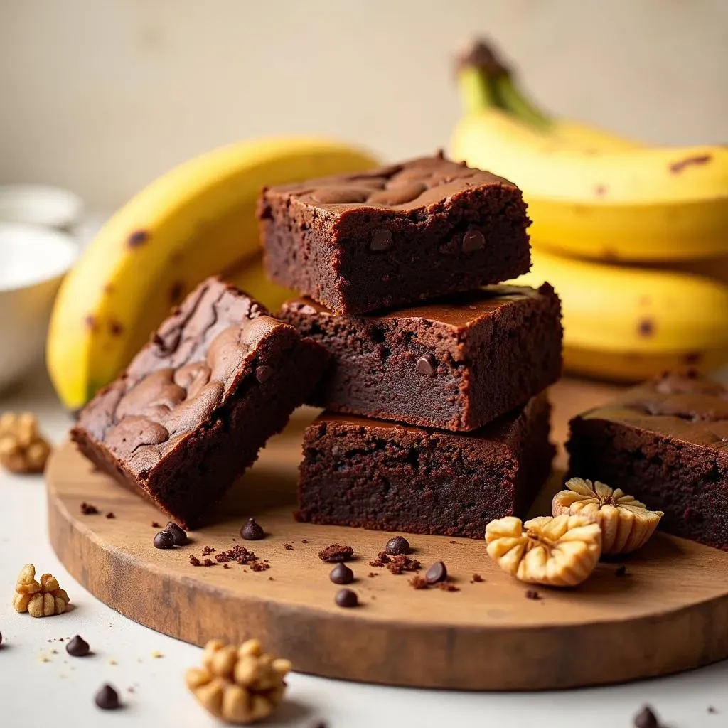 The Secret to Fudgy Banana Brownies Without Eggs