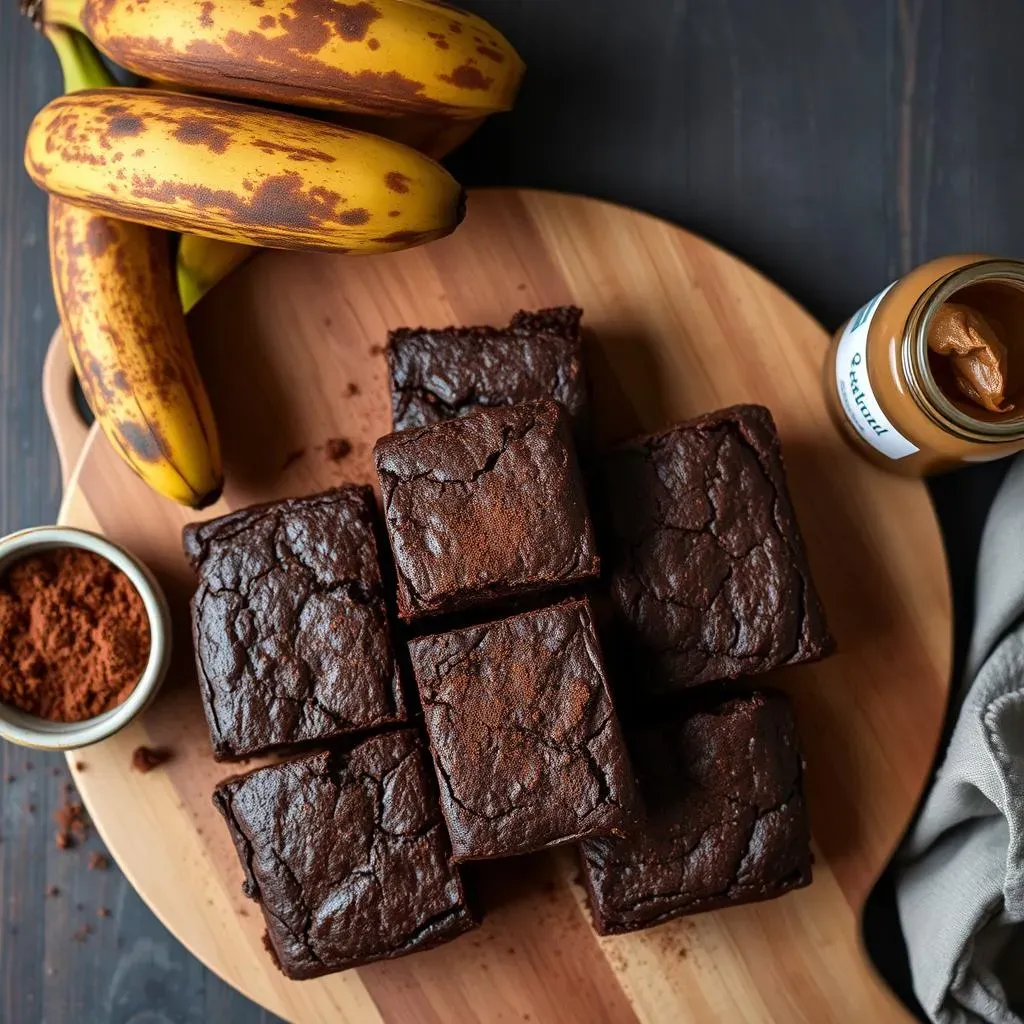 The Secret to Fudgy Flourless Banana Brownies