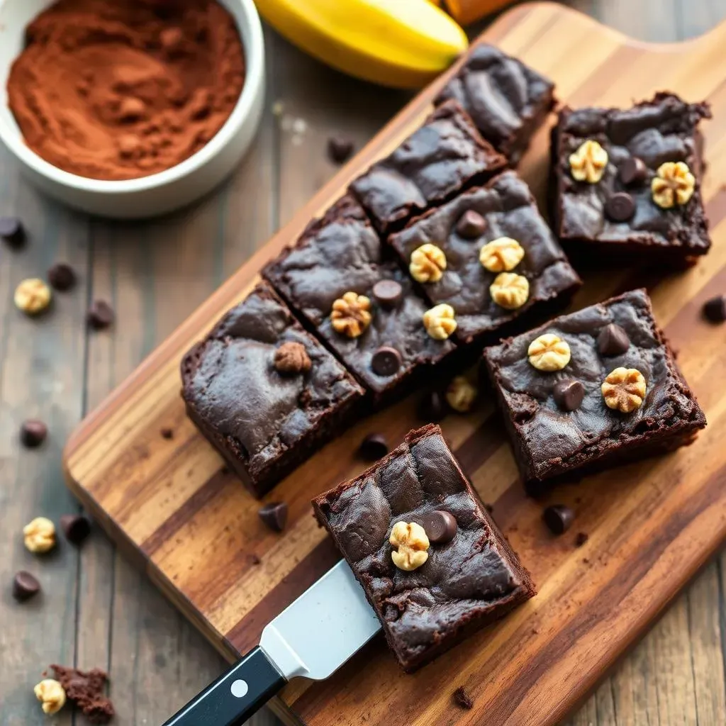 The Secret to Fudgy Keto Chocolate Banana Brownies