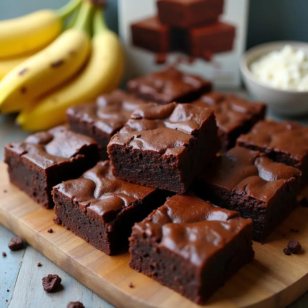 The Secret to Perfectly Moist Banana Brownies from a Mix
