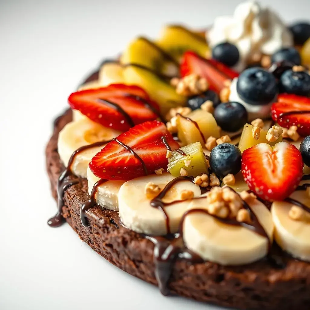 Topping It Off: Banana Split Meets Brownie Pizza