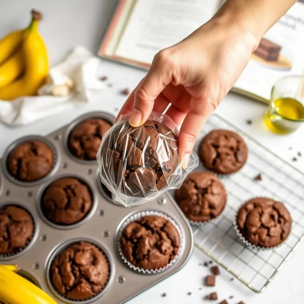 Troubleshooting and Storing Your Easy Brownie Banana Muffins