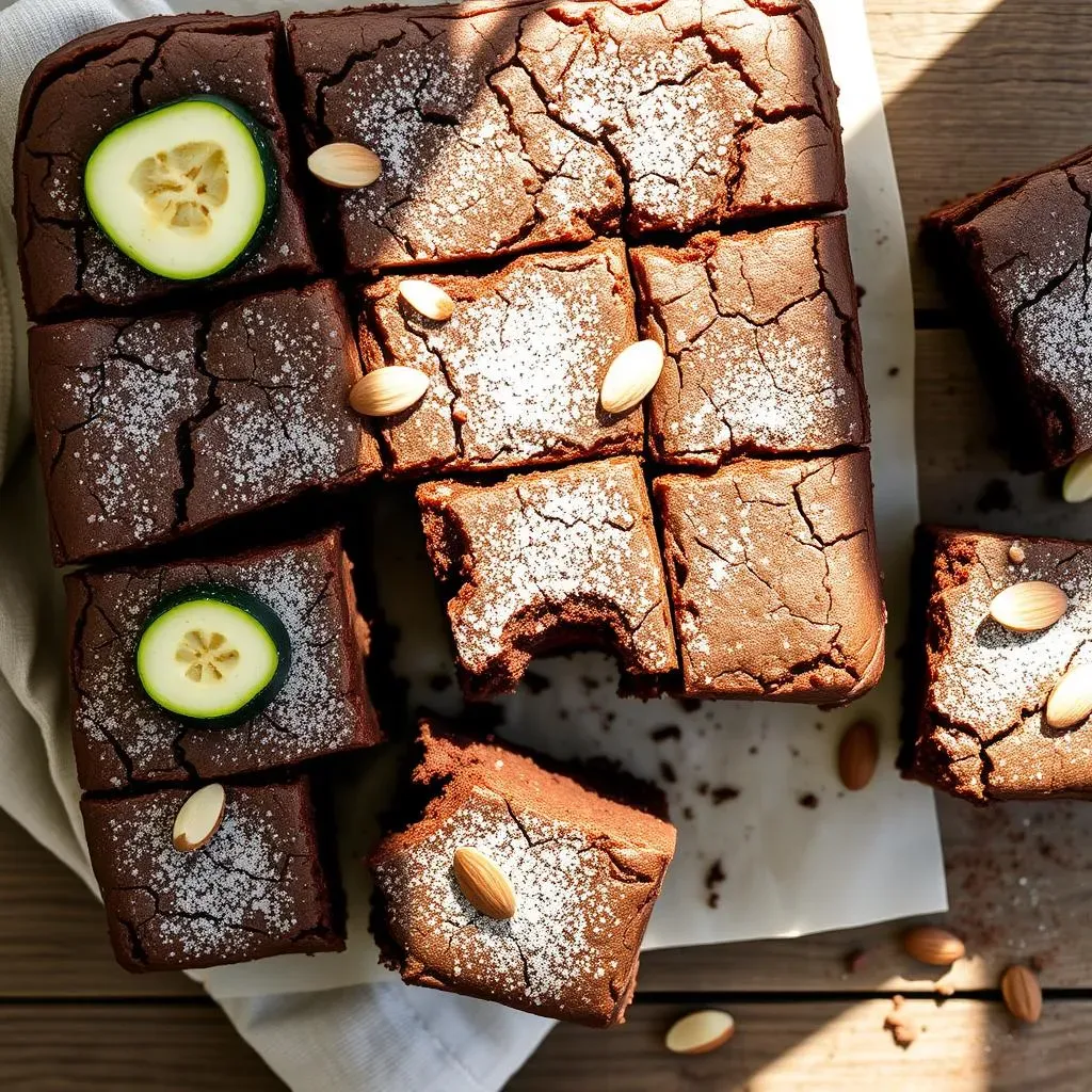 Ultimate Vegan Zucchini Brownies Almond Flour Recipe