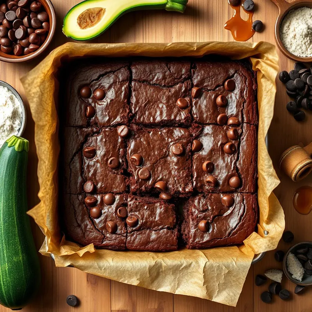 Vegan Zucchini Brownies Recipe and Nutrition