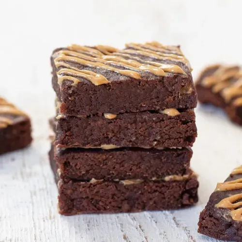 Whipping Up Your Fudgy 3 Ingredient Peanut Butter Brownies with Cocoa Powder