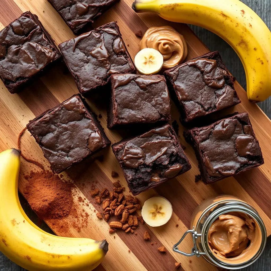 Why You'll Go Bananas for These Cocoa Banana Peanut Butter Brownies
